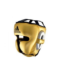 Шлем боксерский AdiStar Pro Metallic Headgear золото серебристо черный Adidas