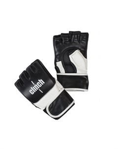 Перчатки для смешанных единоборств Clinch MMA черно белые Clinch gear