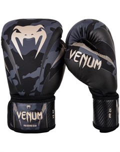 Перчатки боксерские Impact Dark Camo Sand 12 oz Venum