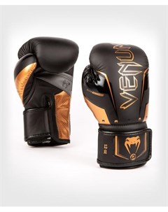 Боксерские перчатки Elite Evo Black Bronze 16 OZ Venum