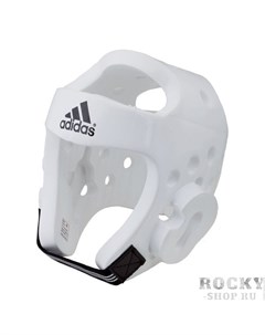 Детский шлем для тхэквондо Head Guard Dip Foam WTF белый Adidas