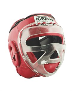 Шлем для бокса safe Красный Green hill