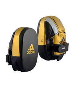 Лапы Speed 550 Micro Air Focus Mitt черно золото серебристые Adidas