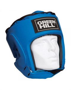 Шлем для бокса pro Синий Green hill