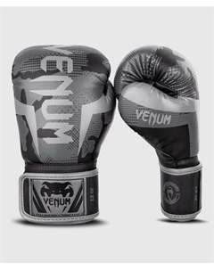 Боксерские перчатки Elite Black Dark Camo 12 унций Venum