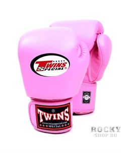 Перчатки боксерские тренировочные Pink 10 унций Twins special