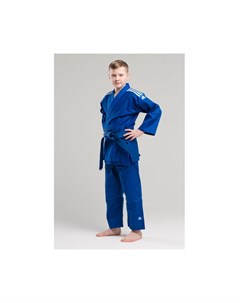 Кимоно для дзюдо Club синее с белыми полосками Adidas