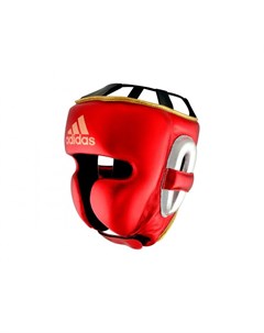 Шлем боксерский AdiStar Pro Metallic Headgear красно серебристо золотой Adidas