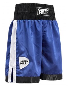 Профессиональные боксерские шорты piper синий черный белый Green hill