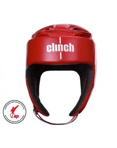 Шлем для единоборств Helmet Kick красный Clinch