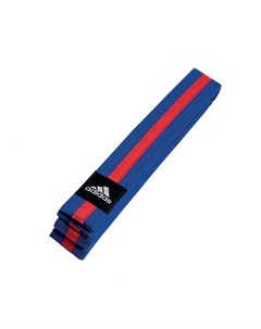 Пояс для единоборств Striped Belt сине красный Adidas