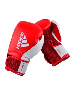 Перчатки боксерские Hybrid 150 красно белые 10 унций Adidas