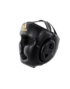 Шлем боксерский Speed Super Pro Training Extra Protect черно золотой Adidas