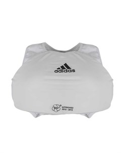 Защита груди женская WKF Lady Protector белая Adidas