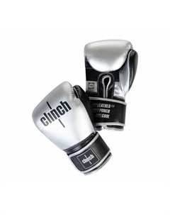 Перчатки боксерские Punch 2 0 серебристо черные 16 унций Clinch