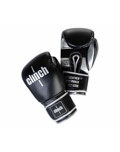 Перчатки боксерские Punch 2 0 черно серебристые 10 унций Clinch