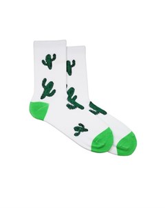 Носки Кактус белые 35 40 Krumpy socks