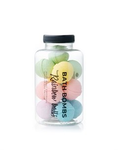 Маленькие бурлящие шарики для ванны Rainbow balls 230 г Fabrik