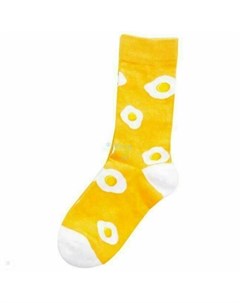 Носки Яичница желтые 40 45 Krumpy socks