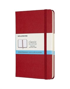 Блокнот Classic Medium 120 листов пунктир 11 5 х 18 см красный Moleskine