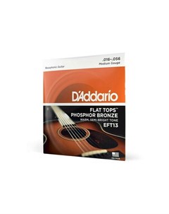 Струны для акустической гитары EFT 13 D`addario