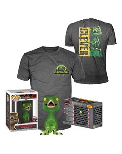 Набор фигурка футболка POP and Tee Jurassic Park Clever Raptor GR TRL L 47630 Funko