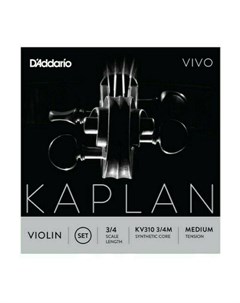 Струны для скрипки KV310 3 4 M D`addario