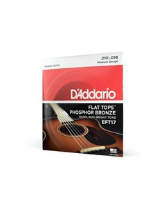 Струны для акустической гитары EFT 17 D`addario