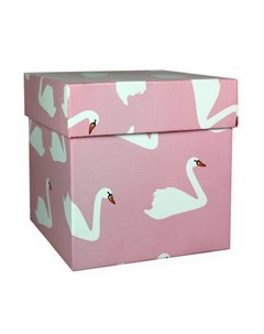 Коробка подарочная Лебеди 12 5 х 12 5 х 12 5 см Symbol