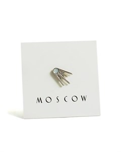Значок металлический Спутник Heart of moscow