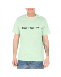Футболка S S Script T Shirt Pale Spearmint Hedge 2022 Carhartt wip