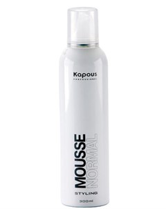Мусс для укладки волос нормальной фиксации Mousse Normal 400 мл Kapous professional