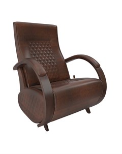 Кресло глайдер модель balance 3 с накладками коричневый 70x105x84 см Комфорт