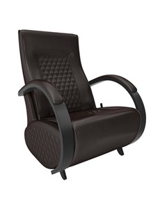 Кресло глайдер модель balance 3 с накладками коричневый 70x105x84 см Комфорт