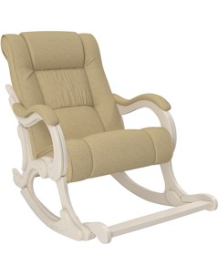 Кресло качалка модель 77 бежевый 67x98x135 см Комфорт