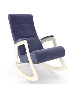 Кресло качалка модель 2 синий 58x107x90 см Комфорт