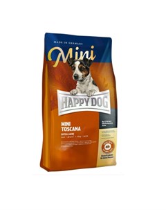 Сухой корм для стерилизованных взрослых собак мелких пород с избыточным весом и чувствительным пищев Happy dog