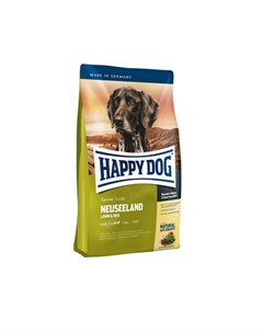 Сухой корм для собак средних и крупных пород с чувствительным пищеварением с ягненком и рисом Новая  Happy dog