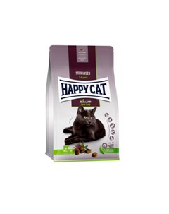 Сухой корм для кастрированных котов и стерилизованных кошек с пастбищным ягненком 4 кг Happy cat