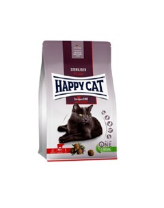 Сухой корм для кастрированных котов и стерилизованных кошек с альпийской говядиной 4 кг Happy cat