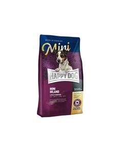 Сухой корм для собак мелких пород до 10 кг при раздражениях на коже и чрезмерной линьке с лососем и  Happy dog