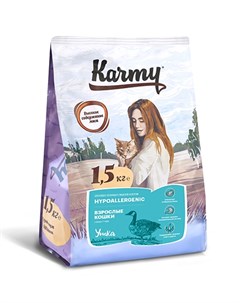 Сухой корм Карми для кошек Гипоаллергенный Утка Karmy
