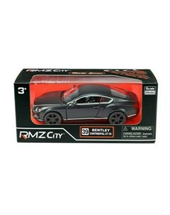 Машинка металлическая RMZ City 1 32 Bentley Continental GT V8 инерционная серая 16 5 x 7 5 x 7 см Uni fortune