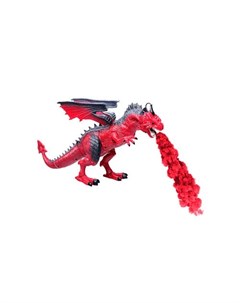Интерактивная игрушка Дракон огнедышащий со световыми и звуковыми эффектами красная Dinosaur planet