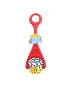 Игрушка развивающая Каталка с шаром красная Baby toy