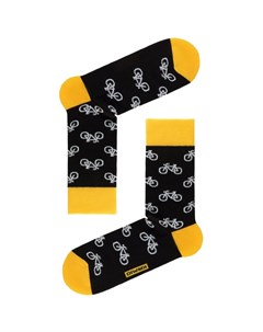 Носки для мужчин хлопок Happy Велосипед 057 черный желтые р 29 17С 151СП Diwari