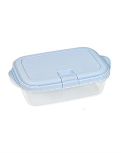 Контейнер пищевой пластик 1 9 л голубой прямоугольный Push 4921933 Violet