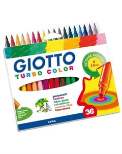 Набор фломастеров Giotto Turbo Color 36 цв в картоне Fila
