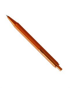 Ручка шариковая автоматическая scRipt 0 7 мм черная корпус алюминиевый оранжевый Rhodia