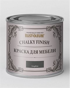 Краска для мебели ультраматовая Chalky банка 125 мл цвет графит Rust-oleum